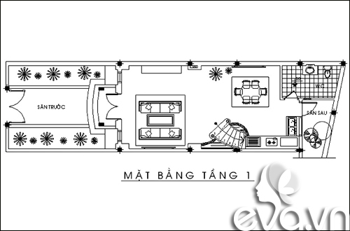 Xây nhà 90m2