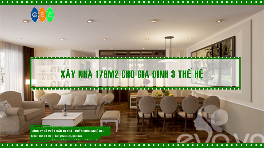Xây nhà 178m2