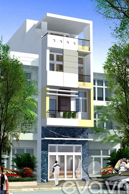 Xây nhà 4 tầng đẹp