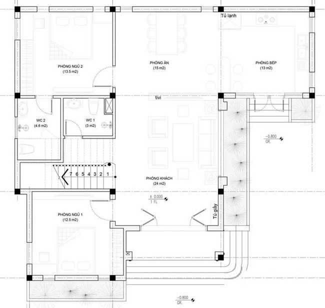 Biệt thự hiện đại 140m2