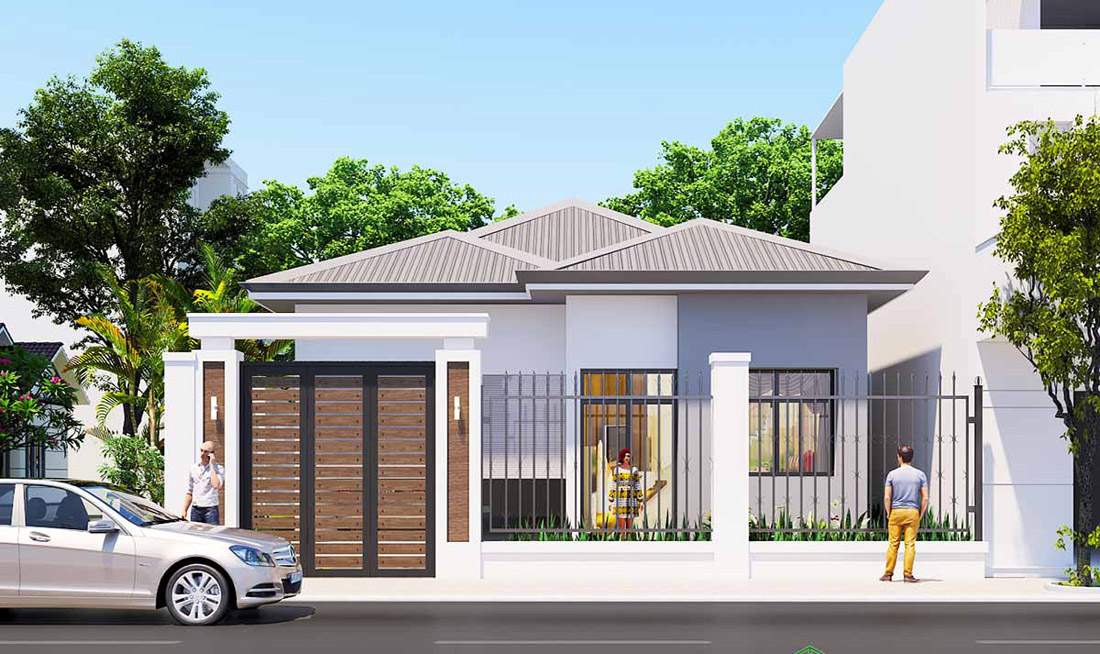 Biệt thự 1 tầng