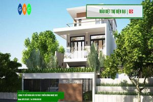 Biệt thự hiện đại 2 tầng