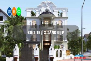 Biệt thự 3 tầng đẹp