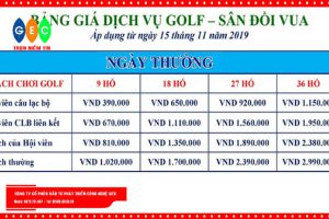Chi phí chơi golf
