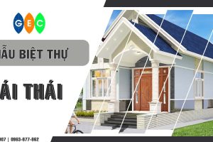 Mẫu biệt thự mái thái