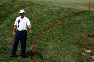 Luật golf trong bẫy nước